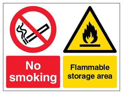 No Smoking Flammable Storage Area Landscape