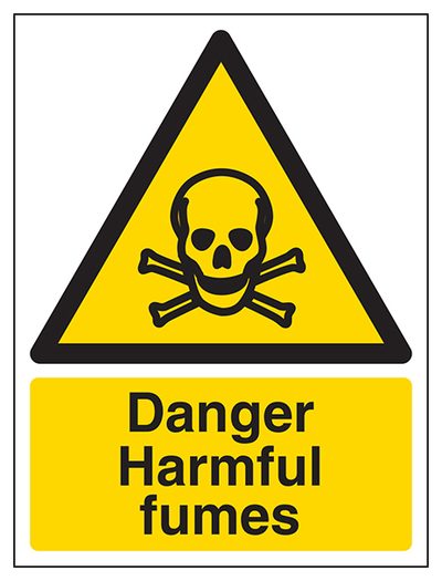 Danger Harmful Fumes Portrait