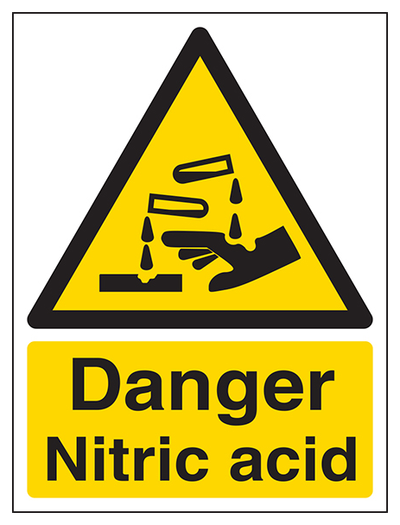 Danger Nitric Acid Portrait