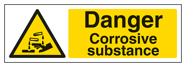 Danger Corrosive Substance Landscape