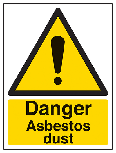 Danger Asbestos Dust Portrait