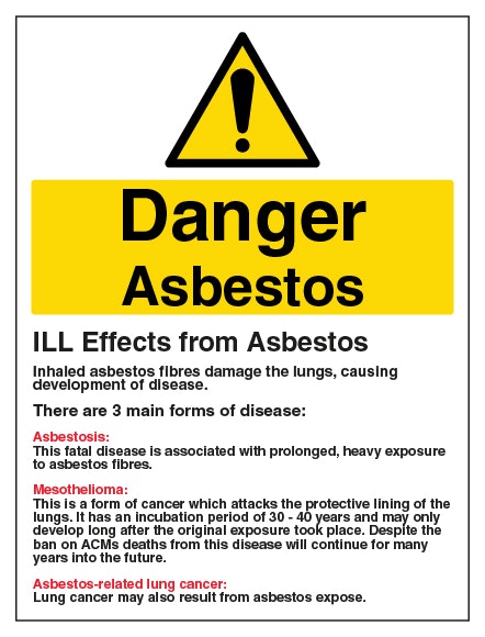 Danger Asbestos Guidance Portrait