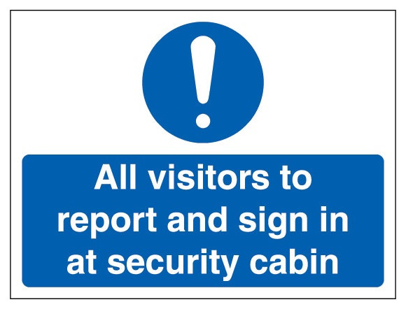 All Visitors To Report And Sign In At Security Cabin Landscape