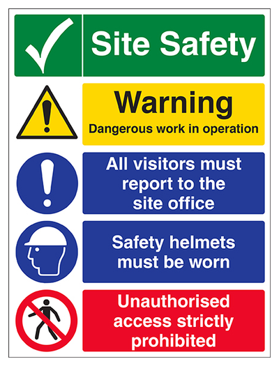 Site Safety Warning