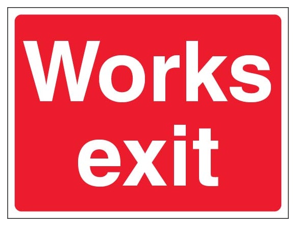 Works Exit Landscape Red