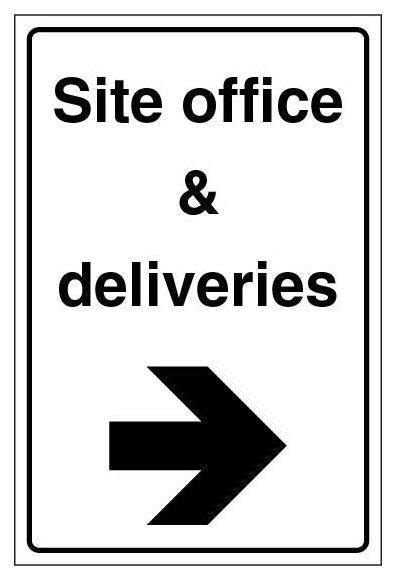 Site Office And Deliveries Portrait Arrow Right