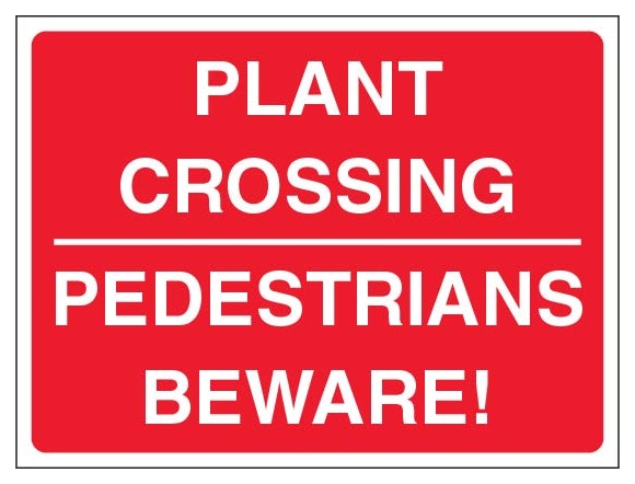 Plant Crossing Pedestrians Beware Landscape Red