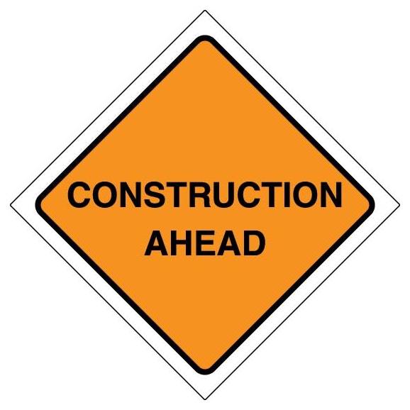 Construction Ahead Square