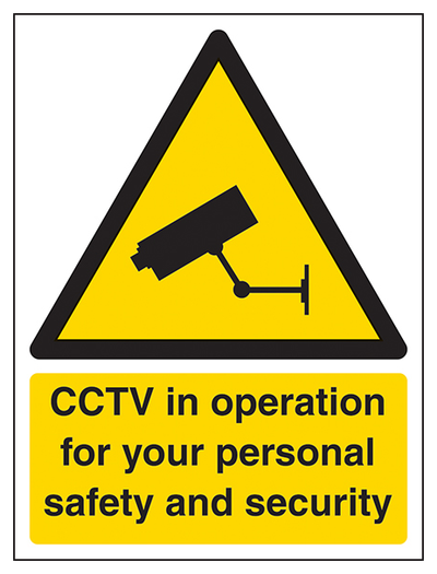 Cctv In Operation For Your Personal Safety Portrait