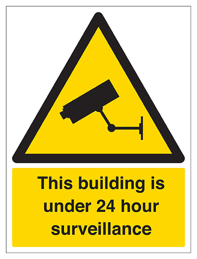 Security Notice Video Surveillance In Use