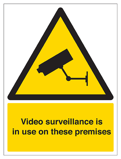 Video Surveillance In Use On These Premises