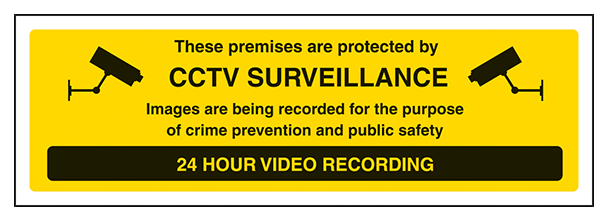 These Premises Are Protected By Cctv Surveillance Landscape
