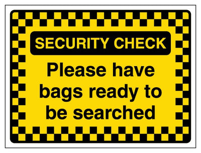 Security Check Have Bags Ready To Be Searched Pattern Border