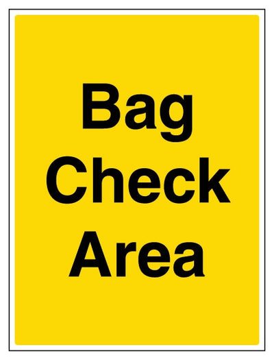 Bag Check Area Portrait