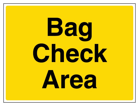 Bag Check Area Landscape
