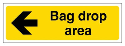 Bag Drop Area Arrow Left
