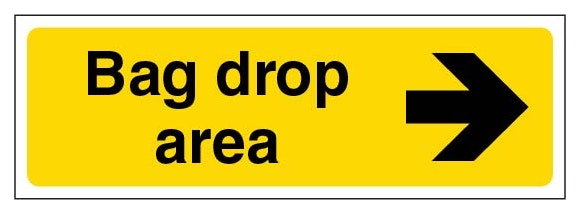 Bag Drop Area Arrow Right