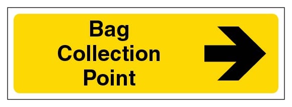 Bag Collection Point Arrow Right