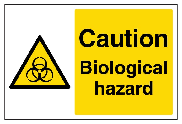 Caution Biological Hazard Landscape