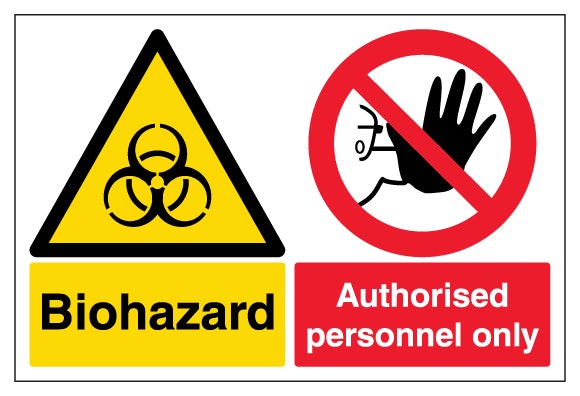 Biohazard Authorised Personel Only Landscape