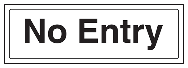 No Entry
