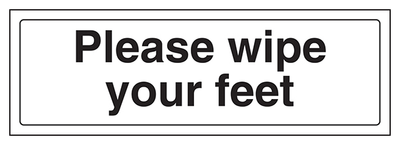 Please Wipe Your Feet Landscape