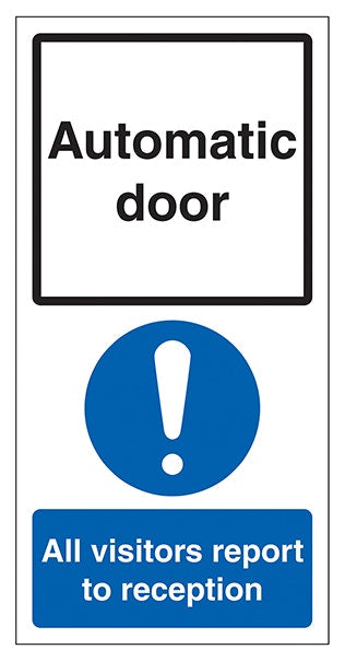 Automatic Door Visitors To Reception