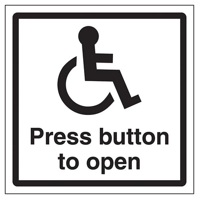 Disabled Press Button To Open