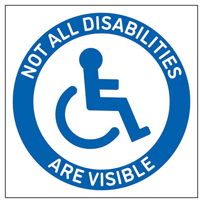 Not All Disabilities Are Visible
