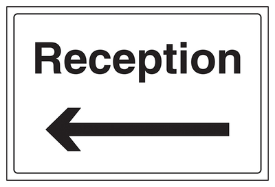 Reception With Arrow Left