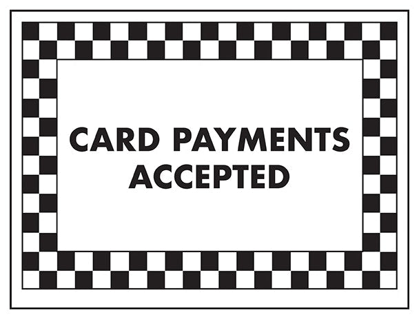 Card Payments Accepted