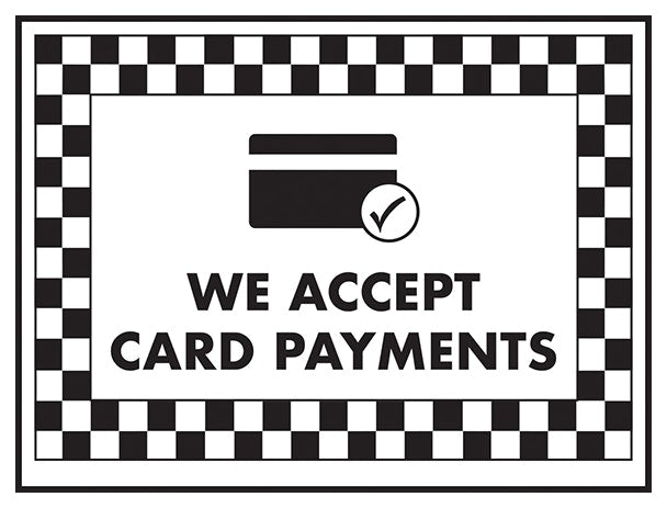 We Accept Card Payments Card Symbol