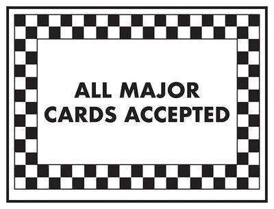 All Major Cards Accepted