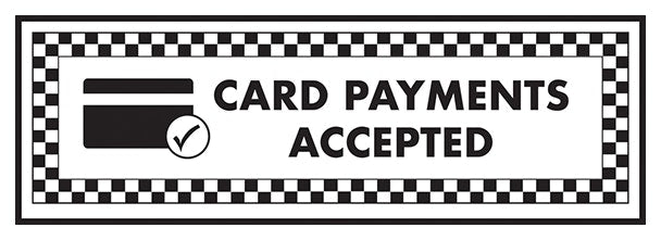 Card Payments Accepted Card Symbol Landscape