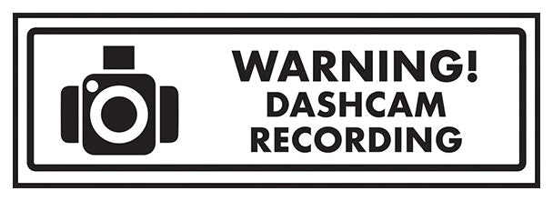 Warning Dashcam Recording