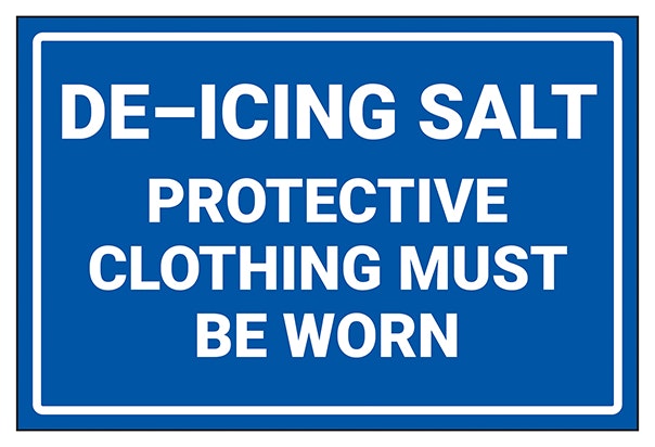De Icing Salt Wear Protective Clothing