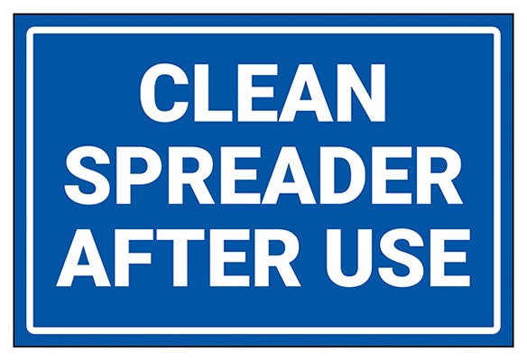 Clean Spreader After Use