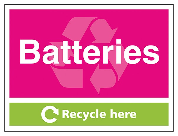 Batteries Recycle Here