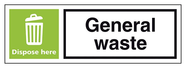 General Waste Dispose Here Landscape