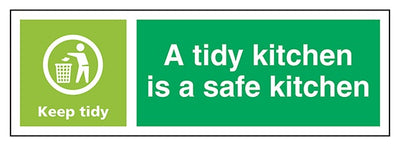 A Tidy Kitchen Is A Safe Kitchen Keep Tidy Landscape