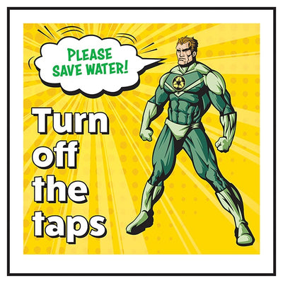 Please Save Water Turn Off The Taps Hero