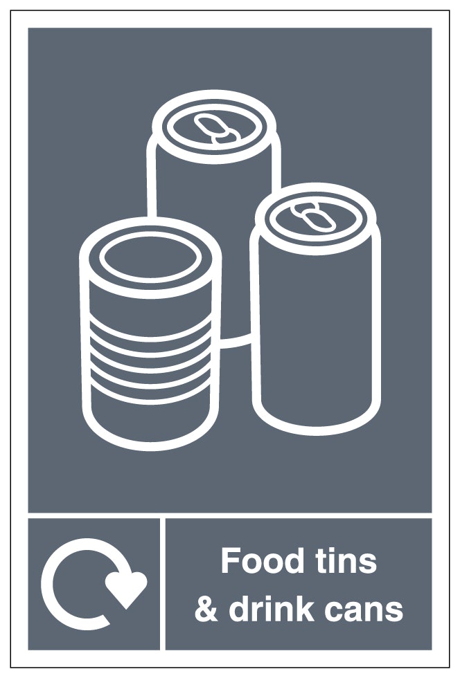 Wrap Food Tins And Drink Cans Recycling