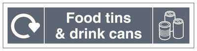 Wrap Food Tins And Drink Cans Recycling Slim Landscape