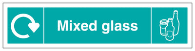 Wrap Mixed Glass Recycling Slim Landscape