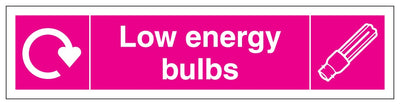 Wrap Low Energy Bulbs Recycling Slim Landscape