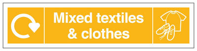 Wrap Mixed Textiles And Clothes Recycling Slim Landscape