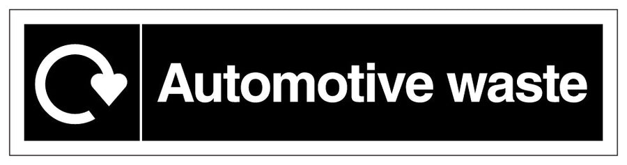 Wrap Automotive Waste Recycling Slim Landscape
