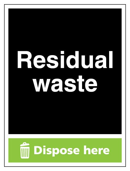 Residual Waste Dispose Here