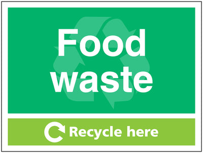 Food Waste Recycle Here Landscape