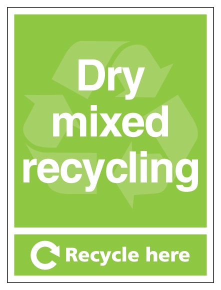 Dry Mixed Recycling Recycle Here